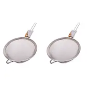2x Appetito Stainless Steel 23cm Mesh Strainer Home/Kitchen Food Cooking Tool