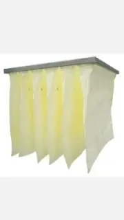 AIR HANDLER 3XJ78 Pocket Air Filter,24x24x16,MERV 14 PK 4