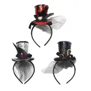 Kids Fascinator Top Hat Pillbox Hat for Halloween Cocktail Tea Party Headwear