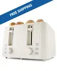4 Slice Toaster Linear - Off White FREE SHIPPING