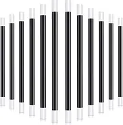 12 Packs 10 Inches Plastic Magic Wand Black and White Spell Casting Stick for Magician