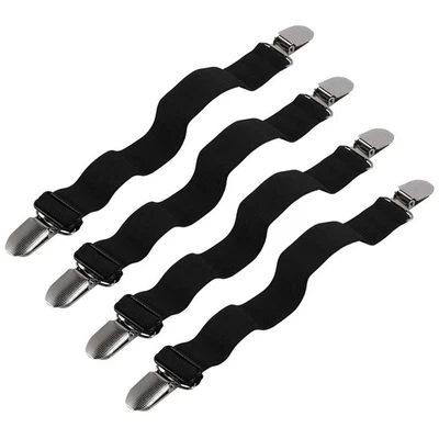 Bed Sheet Holder Straps, Corner Sheet Clips, Elastic Adjustable Sheet7178
