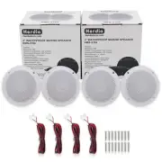 320W 4X4" Waterproof Marine Boat Speakers 2 Way Home Ceiling/in Wall Speakers