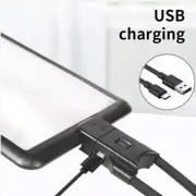 LED Lighted Rechargeable Large Magnifier for Precisions Tasks and Reading Book