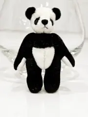 World of Miniature Bears Panda by Theresa Yang - 2.5" Handmade Collectible Plush
