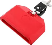 Vaguelly Drum Set Supplies Red Cowbell for Percussion Instruments Versatile Performance Accessory