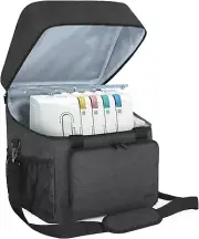 LUXJA Serger Case for Most Standard Overlock Machines, Serger Bag
