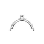 10x Metal Purse Clasp Frame Bag Hardware Purse Frame Handle Bag Accessories1