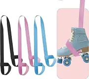 Roller Skate Leash, Adjustable Ski Boots Yoga Mat Carrier Strap for Yoga Mat, Skiing, Snowboarding, Ice Skates and Rollerblades, ['59inch-black', 'Blue', 'Pink']
