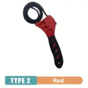 1Pcs 6Inch Belt Wrench Oil Filter Puller Strap Spanner Chain Wrench Strap Opener