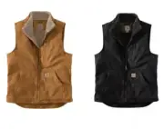 Carhartt 104277 Sherpa Lined Mock Neck Vest [4277-BX20] Ships now