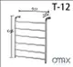 彰化水五金║電熱毛巾架/T12/田蕾 衛浴設備 浴室用品 毛巾架 用品架