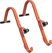 Telescopic Ladder - Steps Loft Ladder, Purpose Folding Aluminum Telescoping | Extension Extendable Portable, Duty Steel Stabilizer Tool, Roof for Damage Prevention