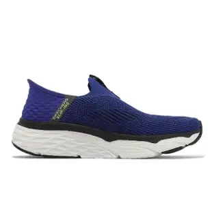 【SKECHERS】慢跑鞋 Max Cushioning Elite Slip-Ins 男鞋 藍 黑 緩震 瞬穿科技(220389BLBK)