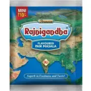 Rajnigandha Pan Masala Premium Flavoured Mouth Freshner Mini Pack 2.4g each pack