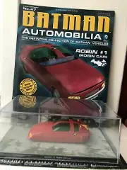 AUTOMOBILIA EAGLEMOSS COLLECTION #47 - ROBIN #1 CAR VEHICLE + MAGAZINE