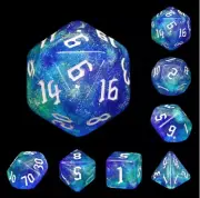 HD Dice Meteor Storms HDAR-70 7pc Set Aurora Polyhedral Die DnD D&D Tabletop RPG