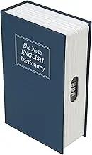 Silverline 534361 3-Digit Combination Book Safe Box, Blue