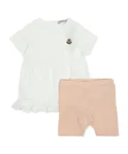 Moncler Enfant Logo Patch Dress Suit 912M,1824M,18M,36M,1218M,36M,24M,12M,2,69M,3,9M,6M,9 multi-color