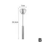 ﻿ Semi-Automatic Egg Whisk Hand Push Egg Beater Stainless Wh Mixer D7P0 X3X4