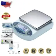 Versatile 3000g x 0.01g Digital Scale with LCD and Calibration Weight Included