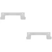 2 Pieces Ironing Board Hanger Wall Mounted White Door Hooks