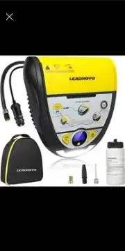 Portable Air Compressor with Tire SealantDC 12V with LED Light Digital