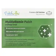 PatchAid, Multivitamin Patch without Iron , 30 Patches