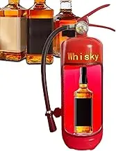 Wine Bottle Fire Extinguisher - Fire Extinguisher Bar Wine Storage Holder,Novelty Iron Wine Bottle Holder Storage System for Whisky Loving Fireman, Bar Decor