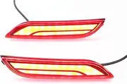 Rear Bumper Tail Brake Stop Light Red For Toyota Camry 2017 2018-2022