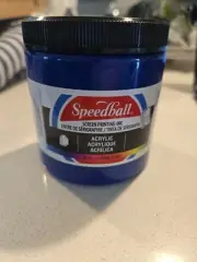 Speedball Acrylic Screen Printing Ink, 8-Ounce, CYAN