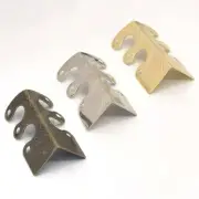 Sophisticated Metal Corner Protectors Set of Six for Stylish Baseboards