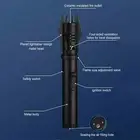 Windproof Straight Torch Blue Flame Lighter Brightfire Rechargeable Torch Light