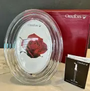 Orrefors Crystal Oval Picture Frame, NIB Perfect Wedding Gift!