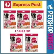 Allpet Treat Time Chicken Jerky Calcium Bone Twisted 500g X5 BULK BUY EXPRESS