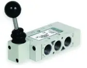 L22LD452OG00000 NUMATICS/AVENTICS VALVE L2 SERIES 4/3 DETENT 1/4" G (HAND LEVER)