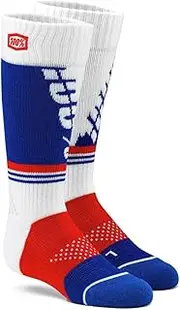 [100 Percent] White Torque Kids Mx Socks (Kids S/M, White)