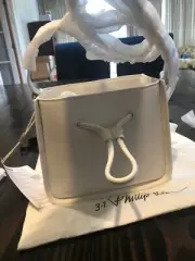 100% Authentic Brand New Phillip Lim 3.1 Mini Soleil Bucket Bag color White Wtag