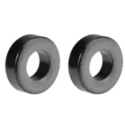 2pcs 9.2 x 18 x 6.5mm Ferrite Ring Iron Powder Toroid Cores Black Gray