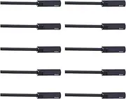 Xvilmaun Bicycles Brake Cables and Casing, Brake Cable End Tips, Pack of 10 Cable Caps End Wheel Caps, Waterproof Cable End Tips, End Cap Crimps for Road Mountain Bikes