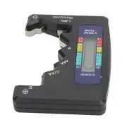 Battery Capacity Gauge Tester D C N AAA AA 9V 1.5V Button Cell Analyzer(Black)
