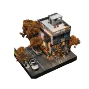 1:64 City Scene Model City building scene Model DIY Scene Display Model