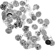 [BEBEMOKO] Hat Accessories Ties Hat Pins An Fittings Insignia Accessories for Pin Backings Locking Pin Accessory Metal Pin Backs Lapel Pin Backs Clutch Pin Backings Iron Golden