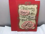 HALLMARK VALENTINE CARD New w/envelope "There's nothing Bigger, better, wiser.."