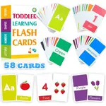 CHILDREN ABC LETTER & NUMBERS & SHAPES & COLORS FLASH CARDS