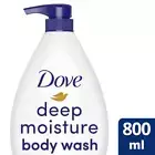 Dove Gentle Exfoliating Body Wash Moisturizing Body Wash 800ml fs