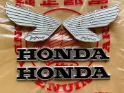 HONDA CB250 K2 CB350 K2 EMBLEM FUEL TANK SET METAL REPRODUCE NOT GENUINE