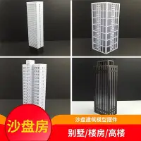 在飛比找Yahoo!奇摩拍賣優惠-沙盤建筑模型材料模型高樓高層樓房房子大廈仿真寫字樓房子大廈