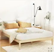 Artiss Bed Frame Double Size Wooden Base Mattress Platform Timber Pine