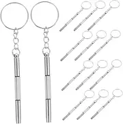 DOITOOL Glasses Maintenance Tool Accessories 3 in 1 Mini Screwdriver Key Chain Watch Repair Tool Precision Instruments Utility Tools